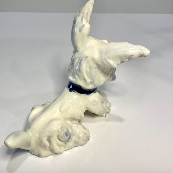 Austrian GOLDSCHEIDER MEISINGER Porcelain Scottie Dog Figurine 1930’s Signed - Picture 5 of 14
